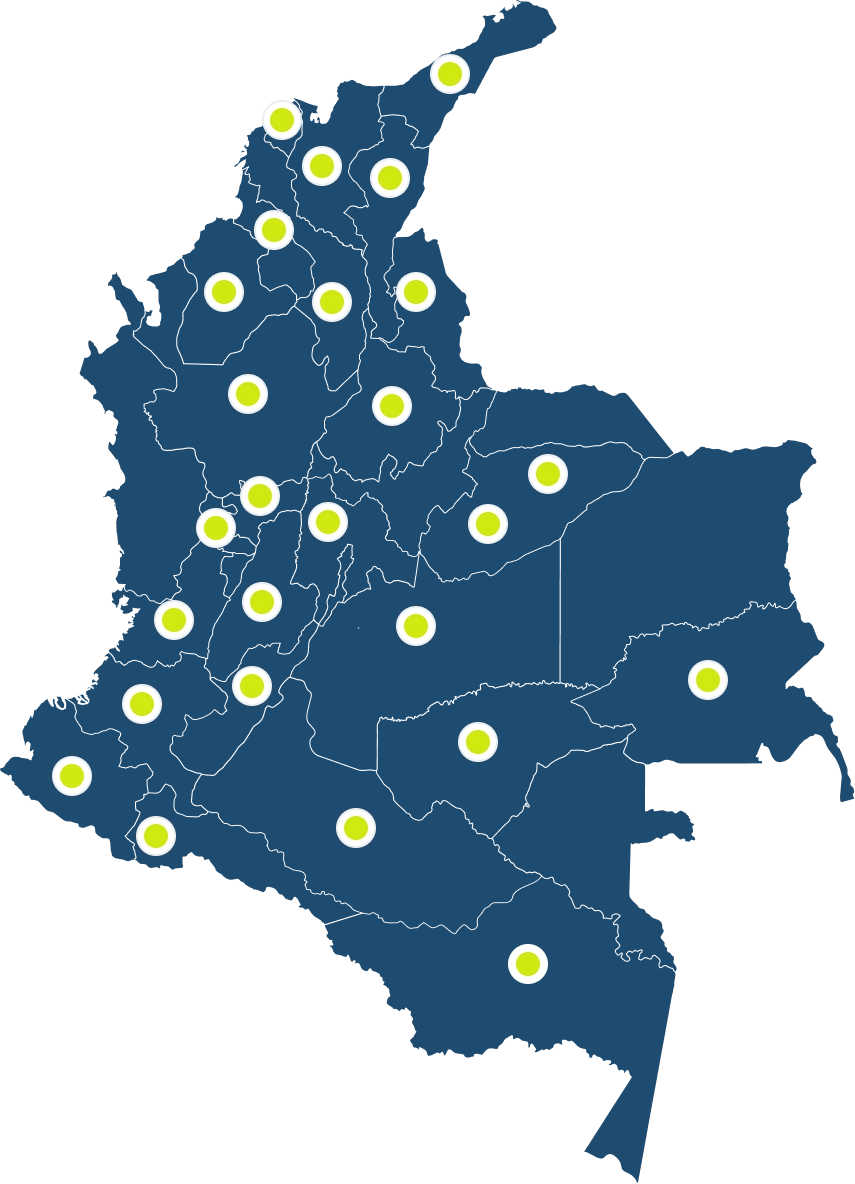 Mapa TWM Colombia